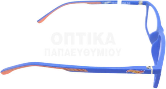 Kinderbrille Hot Wheels Clip-on Hwcl001 Blau Inklusive Sonnenclip