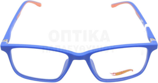 Kinderbrille Hot Wheels Clip-on Hwcl001 Blau Inklusive Sonnenclip