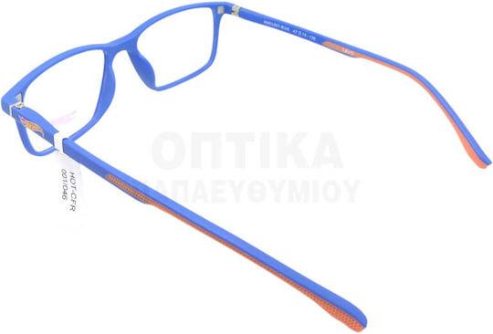 Kinderbrille Hot Wheels Clip-on Hwcl001 Blau Inklusive Sonnenclip