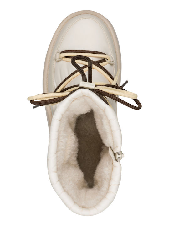 Damen-Stiefeletten Beige