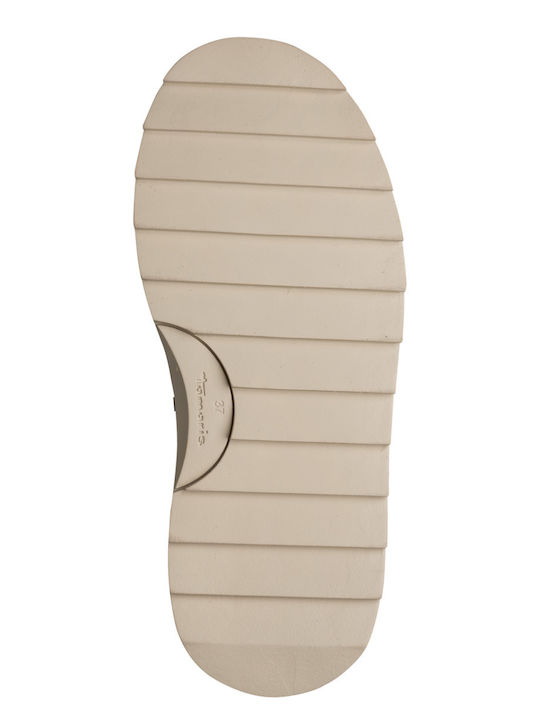 Damen-Stiefeletten Beige