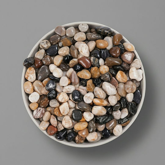 Relaxdays Decorative River Stones 10054002_9337 Natural Material 20–40 Mm Multicolored 2 Kg