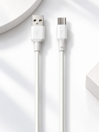Amaya Зарядно устройство с USB-A порт и USB-C порт и USB-C кабел 67 W Power Delivery бял (ACW-E72D-C63)