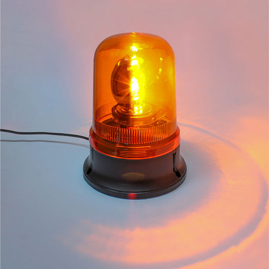 Въртяща се сигнална лампа 12V Кехлибарена 3-болтов монтаж Tr 503