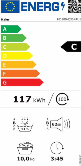 HD100-C367AU1 Wäschetrockner 10 kg mit Wärmepumpe