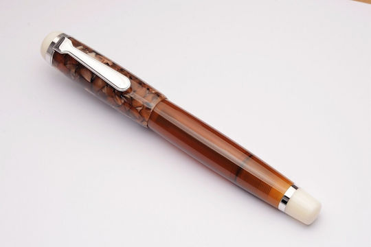 Opus 88 Omar Fountain Pen Medium Brown with Brown Ink