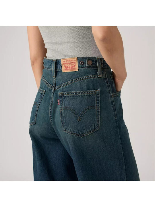Cinch Ψηλόμεσο Γυναικείο Jean Παντελόνι σε Loose Εφαρμογή