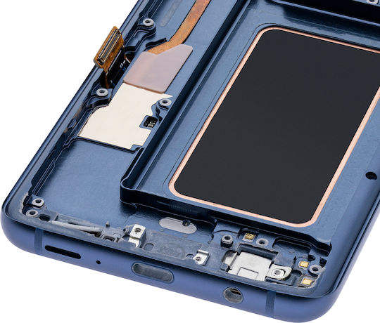 Oled Assembly Frame Samsung Galaxy S9 Plus Service Pack Coral Blue