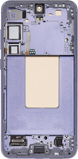 Ansamblu OLED Cu Ramă Samsung Galaxy S24 Plus 5G Versiunea SUA și Internațională Aftermarket Plus 120 Hz Violet Cobalt