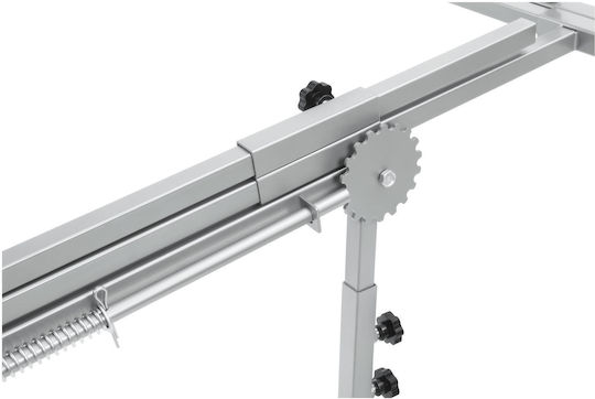 Mobile Paint Stand Kraft&dele Adjustable Width 4 Wheels Kd3583