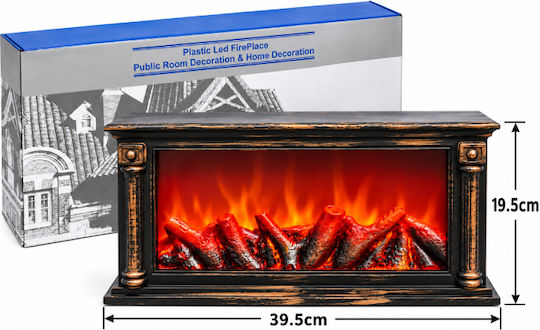 Decorative LED Fireplace Light