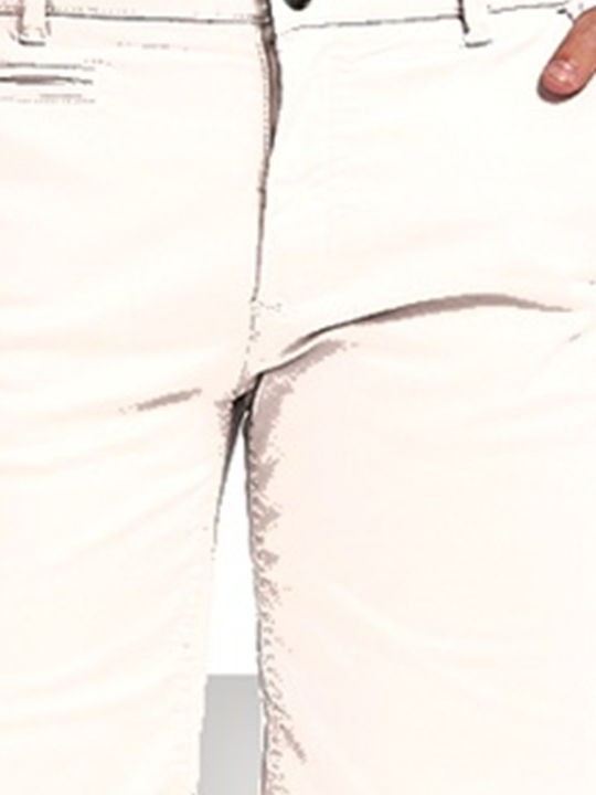 Bermude Chino Bărbați Off White