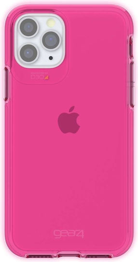 Gear4 D3O Crystal Palace Back Cover Πλαστικό Neon Pink (iPhone 11 Pro Max)