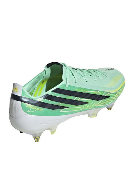 adidas F50 Hyperfast Elite Soft Ground SG Ghete de Fotbal cu Crampoane Verzi adidas F50 Hyperfast Elite Soft Ground SG Ghete de Fotbal cu Crampoane Verzi