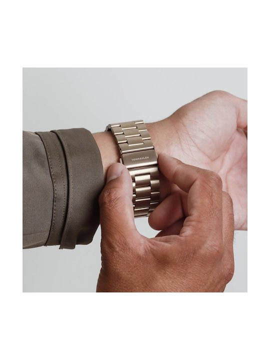 Brățară Link Vonmählen 2 38 40 41 42 mm Mărime Universală Șampanie