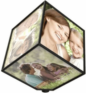 Romvous Plastic Photo Frame with Black Frame
