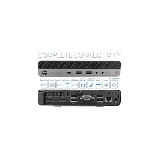 HP EliteDesk 800 G4 Mini Refurbished Grade A (Core i5-8500/8GB/256GB SSD/W11 Home)