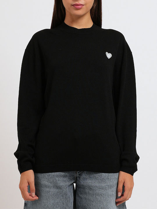 Hugo Women's Long Sleeve Sweater Black