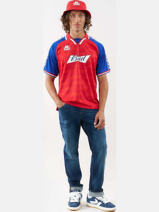 Authentic Mikail Budweiser Polo Μπλούζα Κοκκινο