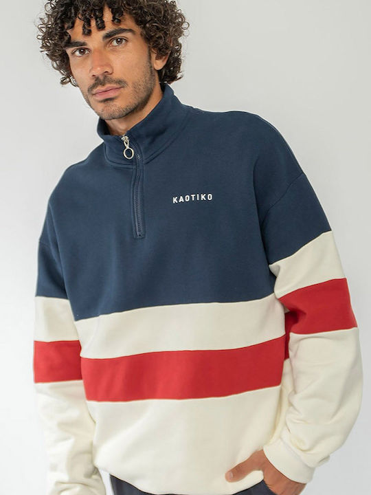 Kaotiko Φούτερ Ivory/blue/salsa