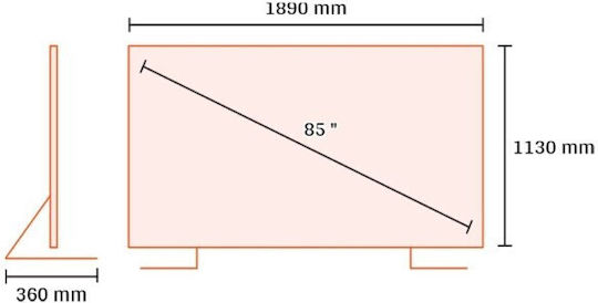 Televizor Smart 85" 4K UHD QLED Q85E969GUS (2026)