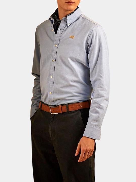 La Martina Πουκάμισο Regular Fit Lightblue