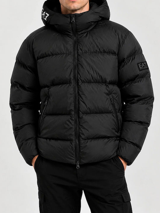 Emporio Armani Wendbare Bomberjacke Schwarz