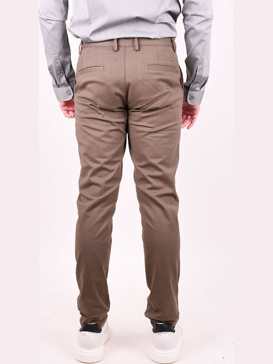 Elastische Herren Hose Braun