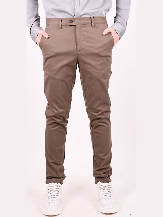 Elastische Herren Hose Braun