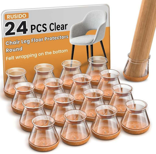 Dopuri Rotunde din Silicon cu Cui, Diametru de 14 mm, 20 Bucăți