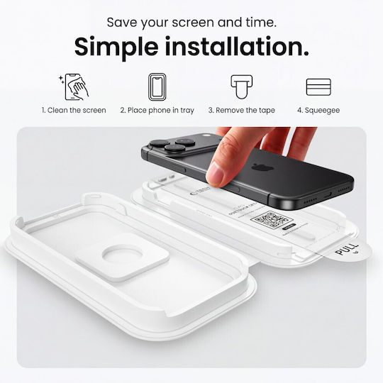 Szkło Hartowane Tech-Protect Onetouch Set+ 2-Pack iPhone 17 Pro Max 18 Pro Max Clear 5906302343089