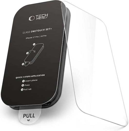 Szkło Hartowane Tech-protect Onetouch Set+ 2-pack Iphone 17 Pro 18 Pro Clear 5906302343072