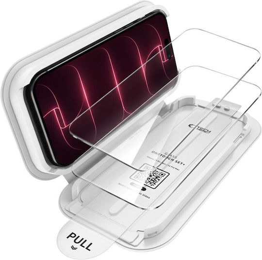 Szkło Hartowane Tech-protect Onetouch Set+ 2-pack Iphone 17 Pro 18 Pro Clear 5906302343072