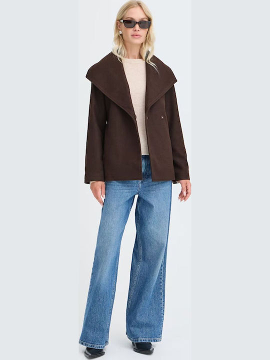 Cardigan de damă maro