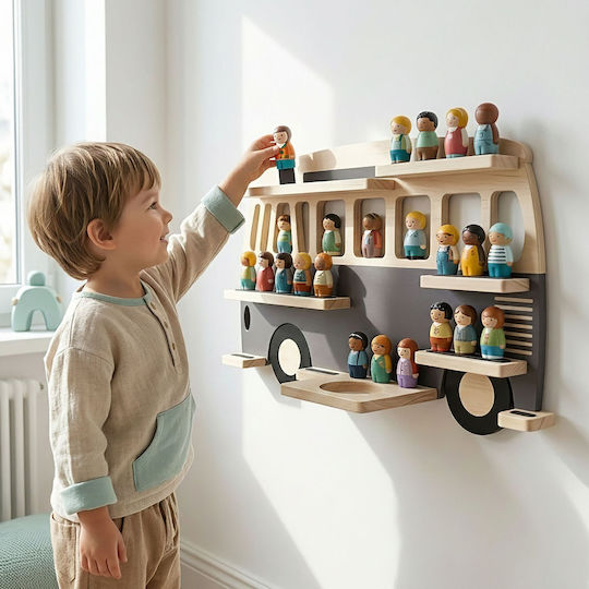 Raft de Perete pentru Copii 27x54x15 cm