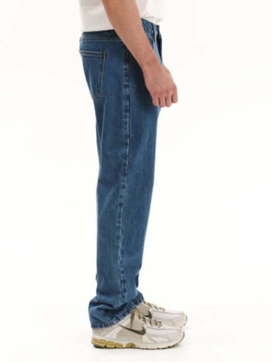 Ανδρικό Παντελόνι Τζιν Regular Fit Middle Blue
