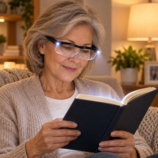 Mag Vision Очила С Увеличителни Лещи И LED Осветление Ts-23247