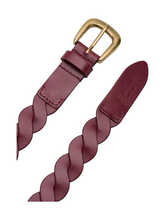 Isabelle Women's Belt Burgundy