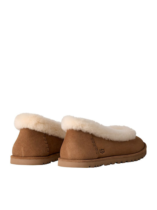Zora Γυναικεία Slip-On Καφέ