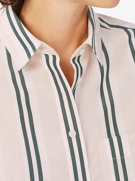 Long Sleeve Women's Cotton Striped Shirt
