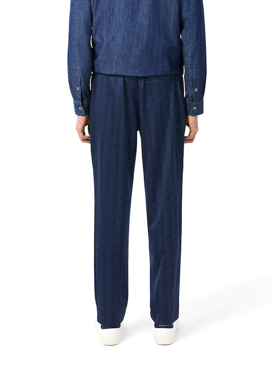 Lacoste Lacoste Men Sweatpants Regular Monogram Μπλε Xh0197-166