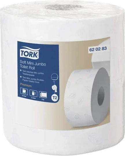 Tork Soft Mini 2-Ply Toilet Paper (1200g/Roll)