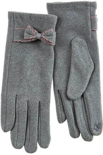 Women's Set with Knitted Beanie in Pink
