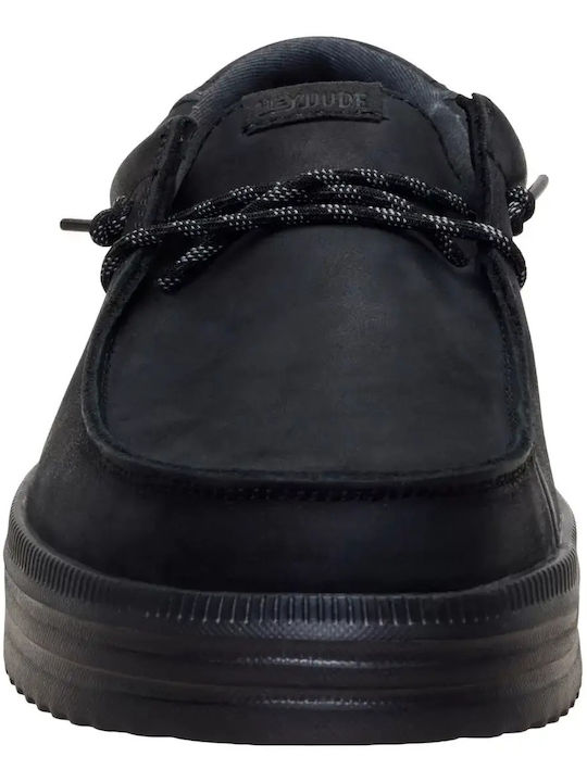 Mocasini Bărbătești din Piele Negre