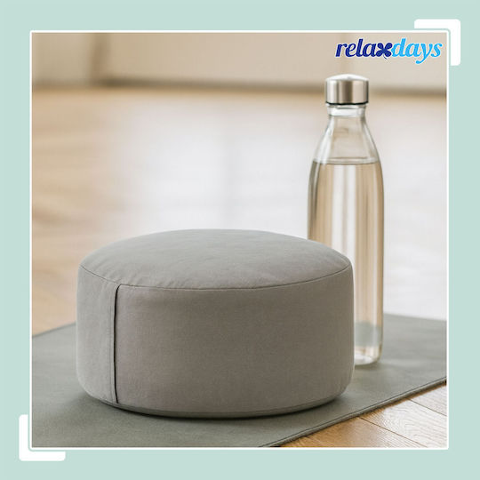 Perna de meditație Relaxdays pentru yoga Gri 13 x 33 cm