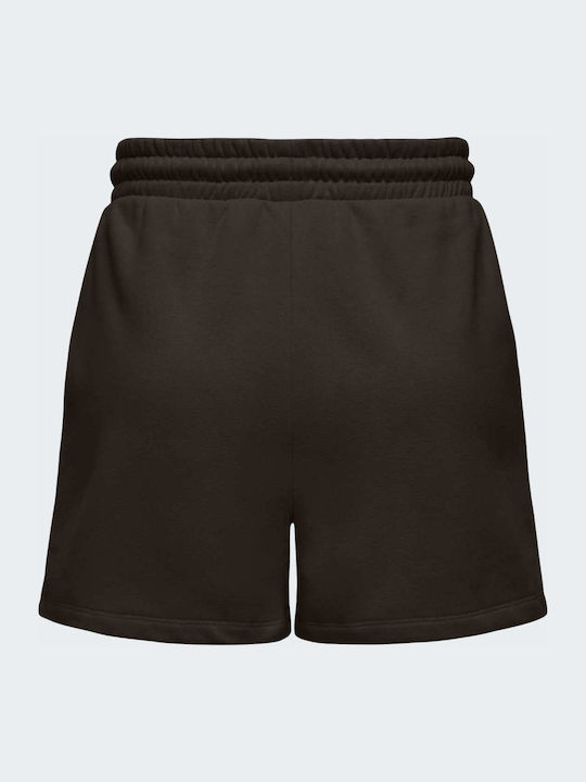 Play Damen High Waist Shorts Braun
