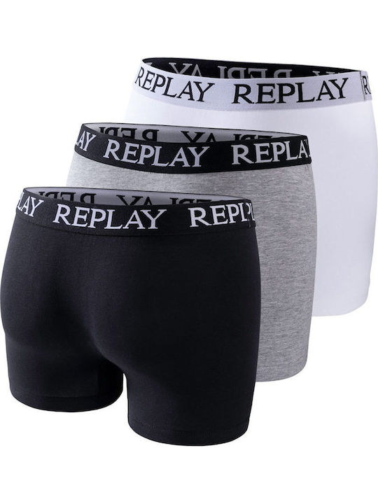 Men's Printed Multicolour Boxers 3-Pack