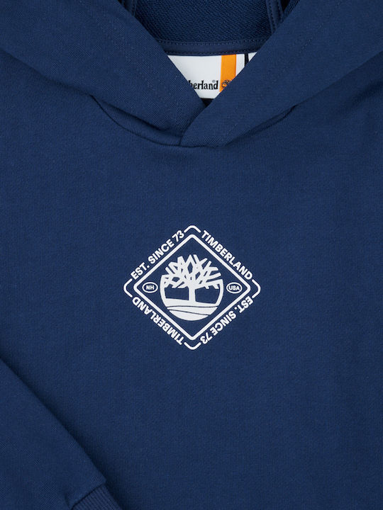 Παιδικό Φούτερ με Κουκούλα Navy Μπλε