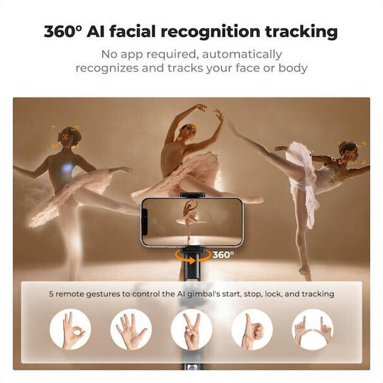 K&f Smart Face Tracking Selfie Stick Tripod Kf15.0013
