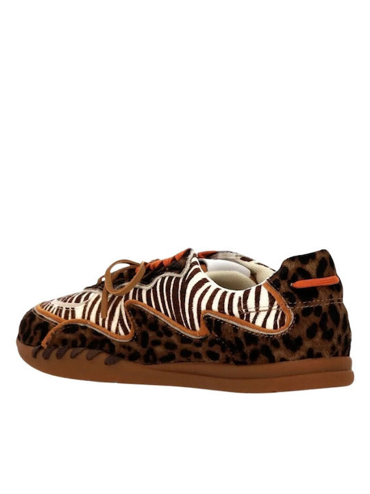 Sneakers de damă maro